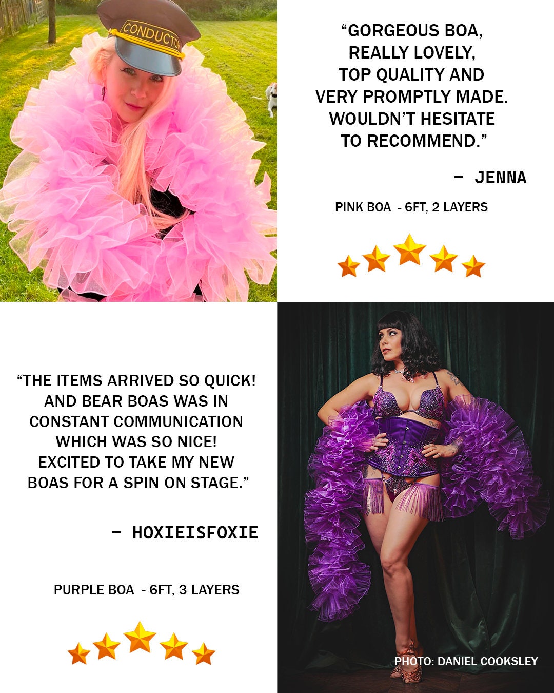 Hot Pink Tulle Boa