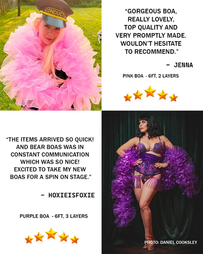 Hot Pink Tulle Boa