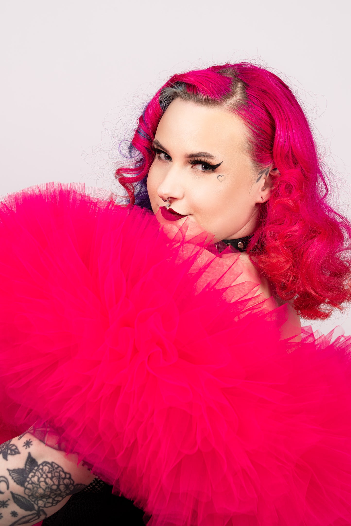 Hot Pink Tulle Boa