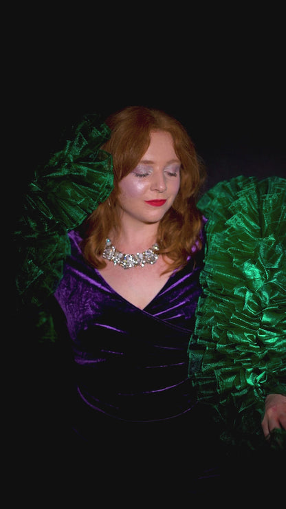 Green Organza Boa